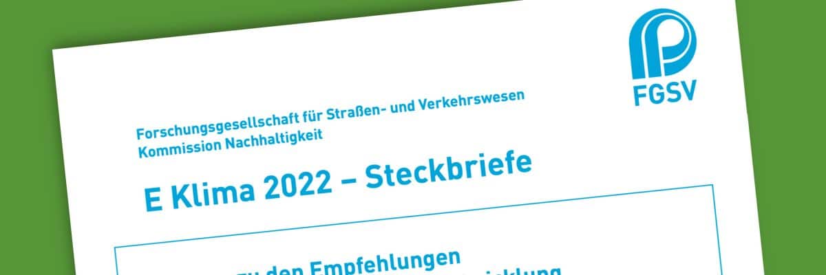 Titelblatt der Steckbriefe E Klima 2022